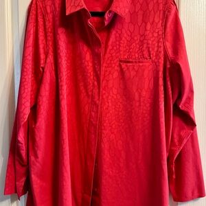 Athleta Vibrant Red Shirt